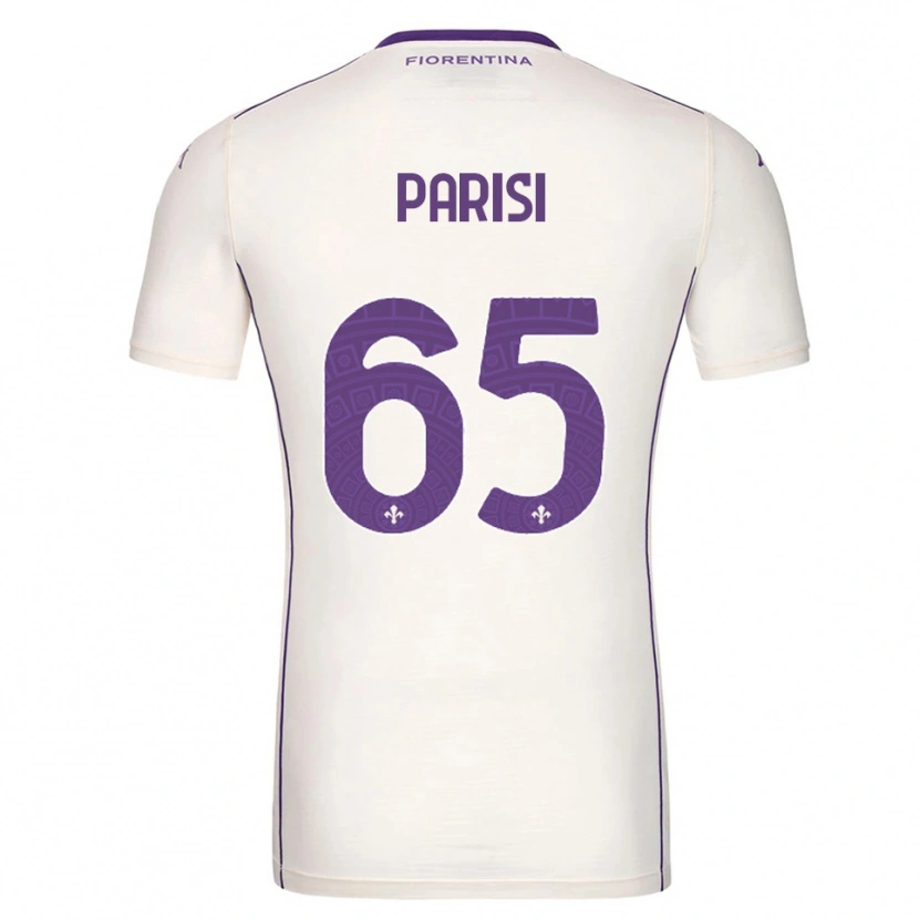 Danxen Dzieci Fabiano Parisi #65 Biały Fioletowy Czerwony Wyjazdowa Koszulka 2025/26 Koszulki Klubowe