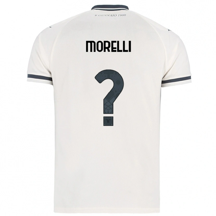 Danxen Dzieci Manuel Morelli #0 Biały Granatowy Wyjazdowa Koszulka 2025/26 Koszulki Klubowe