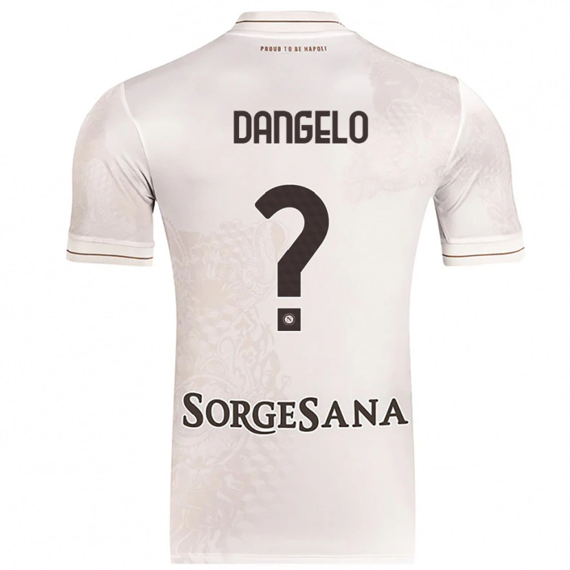 Danxen Dzieci Raffaele Dangelo #0 Szampański Brązowy Wyjazdowa Koszulka 2025/26 Koszulki Klubowe