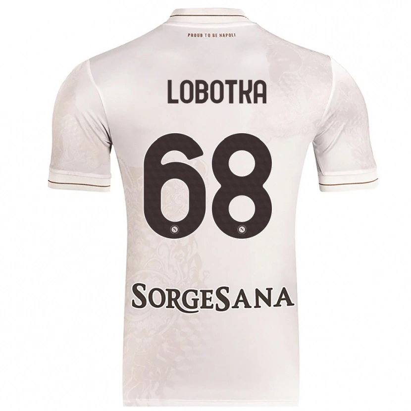Danxen Dzieci Stanislav Lobotka #68 Szampański Brązowy Wyjazdowa Koszulka 2025/26 Koszulki Klubowe