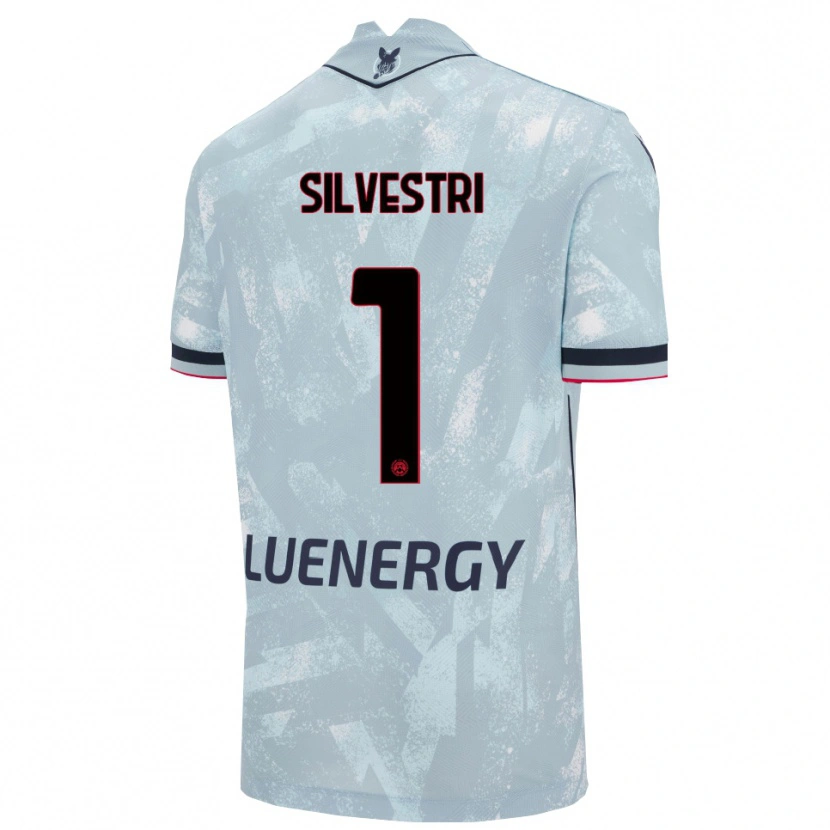 Danxen Dzieci Marco Silvestri #1 Jasnoniebieski Czarny Wyjazdowa Koszulka 2025/26 Koszulki Klubowe