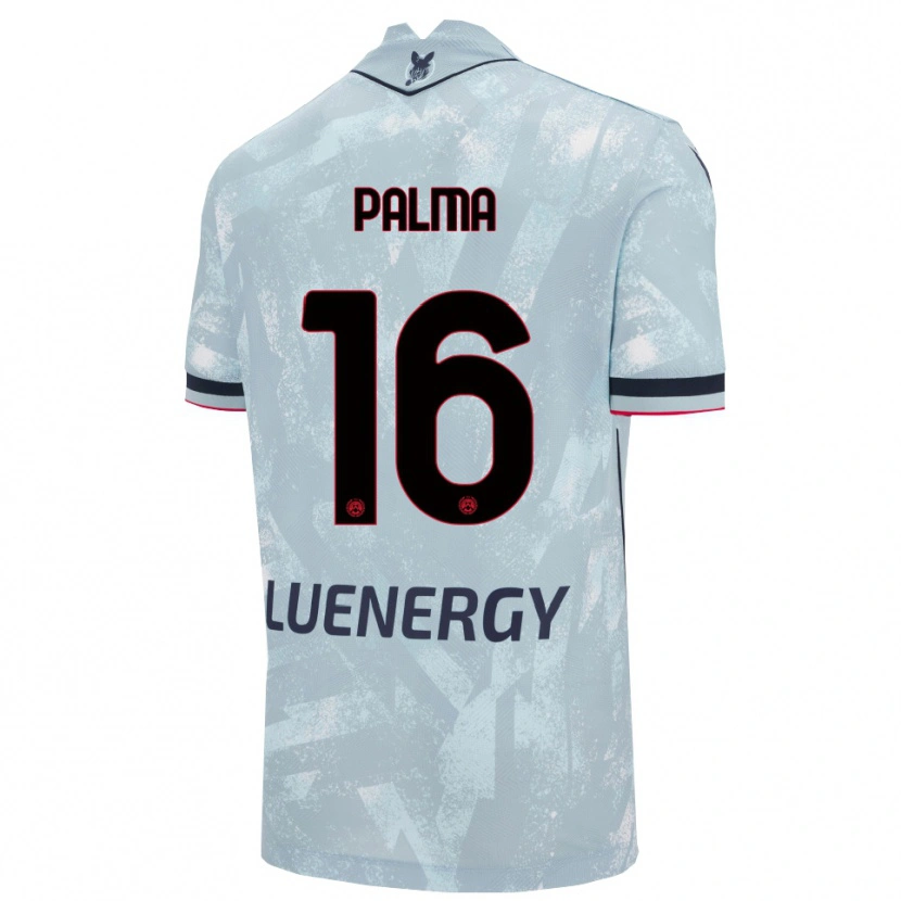 Danxen Dzieci Matteo Palma #16 Jasnoniebieski Czarny Wyjazdowa Koszulka 2025/26 Koszulki Klubowe