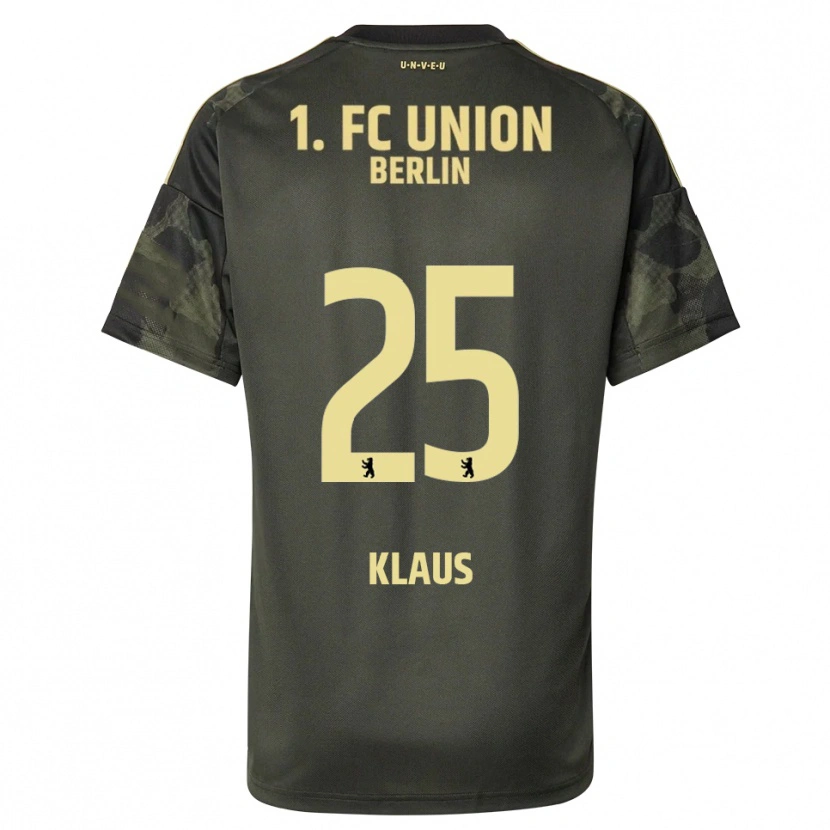 Danxen Dzieci Carl Klaus #25 Ciemnozielony Czarny Wyjazdowa Koszulka 2025/26 Koszulki Klubowe