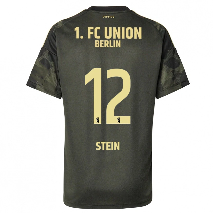 Danxen Dzieci Yannic Stein #12 Ciemnozielony Czarny Wyjazdowa Koszulka 2025/26 Koszulki Klubowe