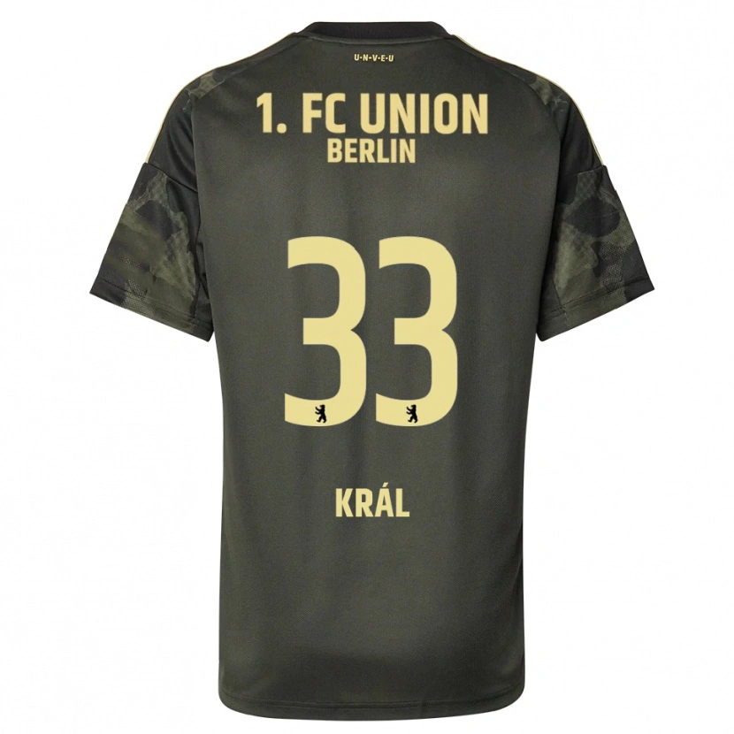 Danxen Dzieci Alex Král #33 Ciemnozielony Czarny Wyjazdowa Koszulka 2025/26 Koszulki Klubowe