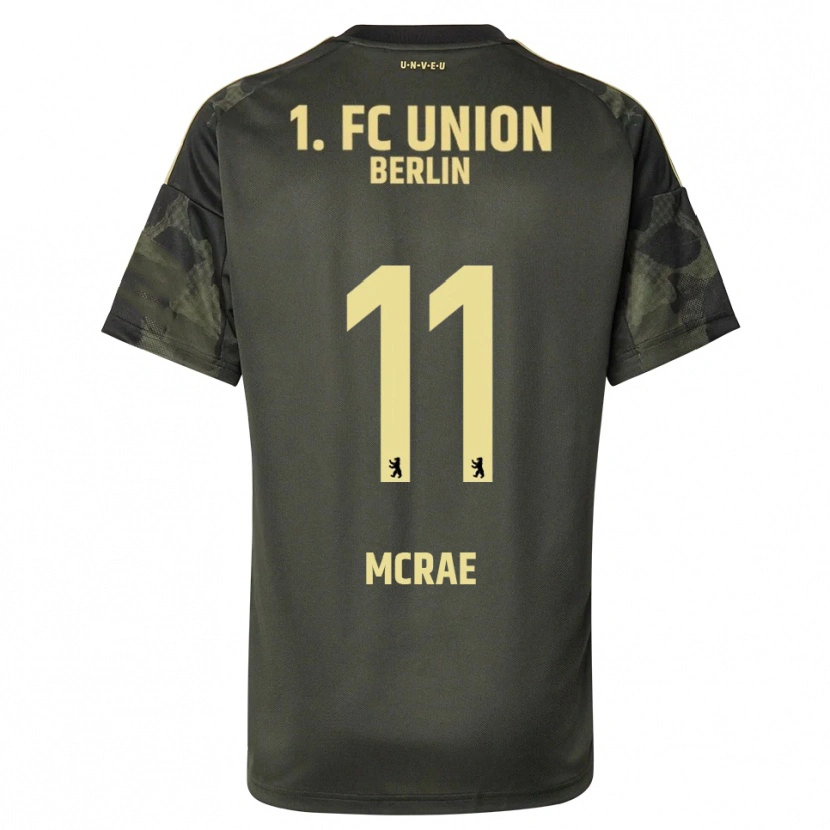 Danxen Dzieci Dylan Mcrae #11 Ciemnozielony Czarny Wyjazdowa Koszulka 2025/26 Koszulki Klubowe