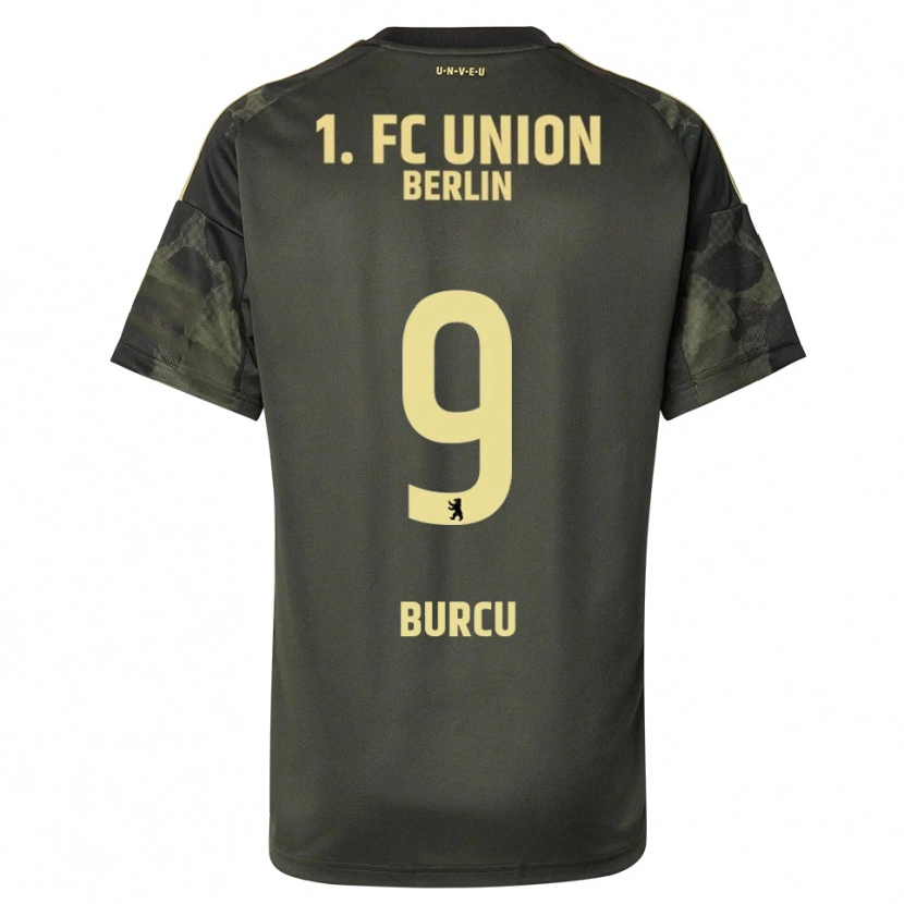 Danxen Dzieci Livan Burcu #9 Ciemnozielony Czarny Wyjazdowa Koszulka 2025/26 Koszulki Klubowe