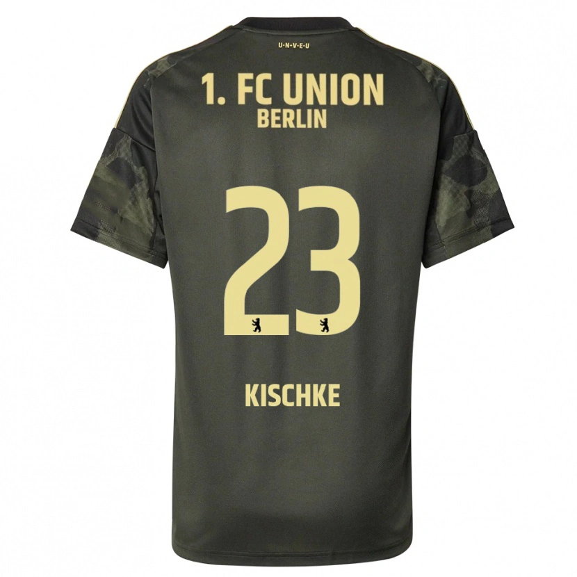 Danxen Dzieci Pepe Kischke #23 Ciemnozielony Czarny Wyjazdowa Koszulka 2025/26 Koszulki Klubowe