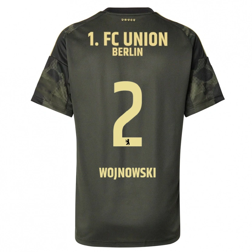 Danxen Dzieci Wiktorian Wojnowski #2 Ciemnozielony Czarny Wyjazdowa Koszulka 2025/26 Koszulki Klubowe
