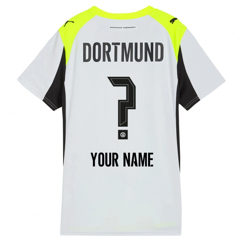 Danxen Dzieci Twoje Imię #0 Fluorescencyjny Żółty Wyjazdowa Koszulka 2025/26 Koszulki Klubowe