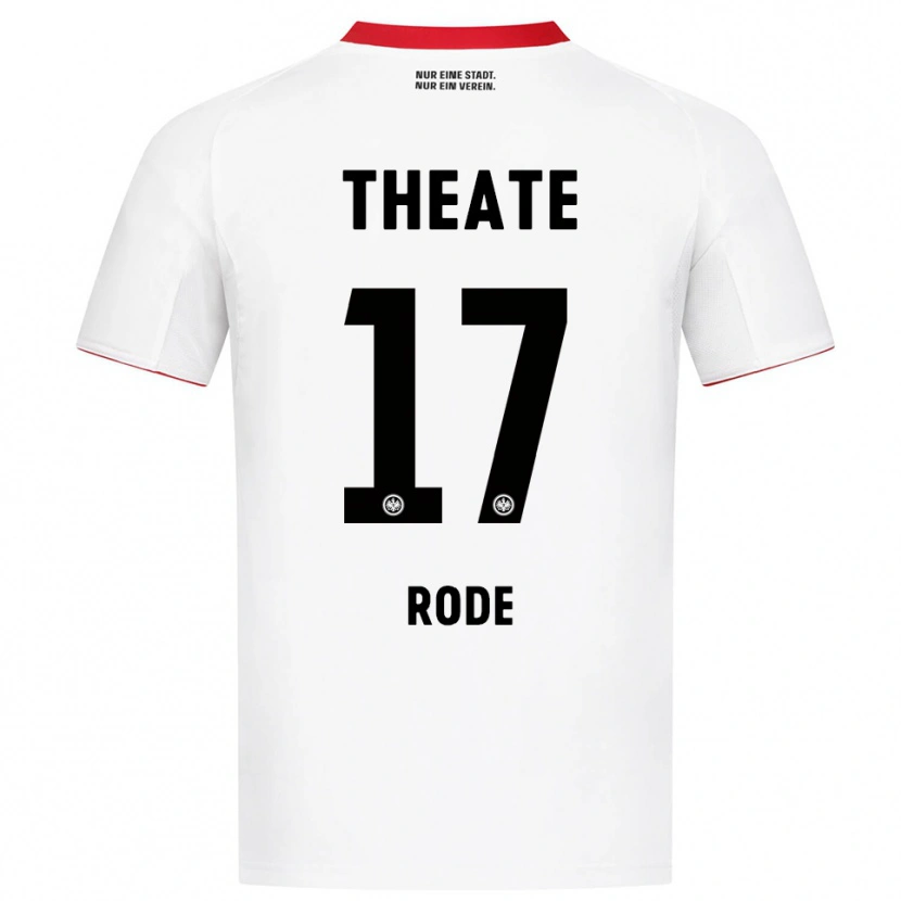 Danxen Dzieci Sebastian Rode #17 Biały Czerwony Wyjazdowa Koszulka 2025/26 Koszulki Klubowe