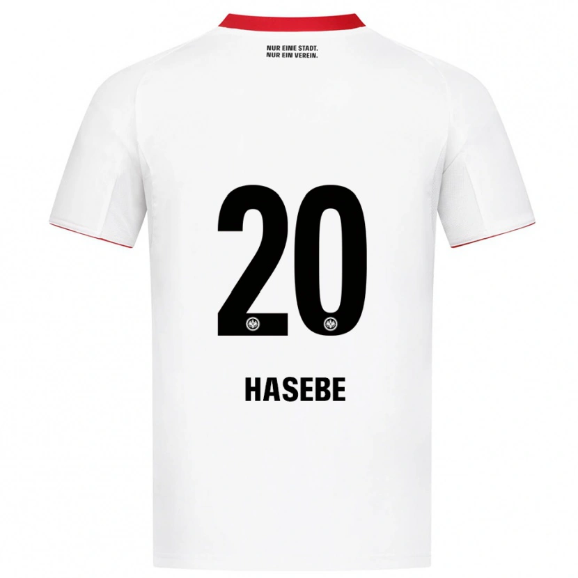 Danxen Dzieci Makoto Hasebe #20 Biały Czerwony Wyjazdowa Koszulka 2025/26 Koszulki Klubowe