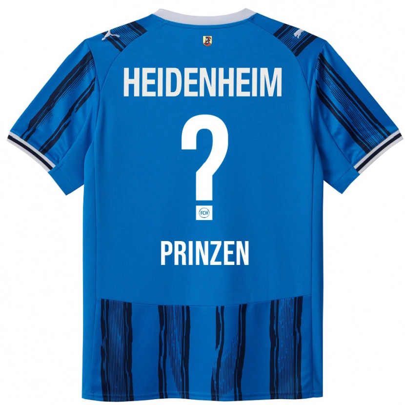 Danxen Dzieci Marlon Prinzen #0 Niebieski Granatowy Wyjazdowa Koszulka 2025/26 Koszulki Klubowe