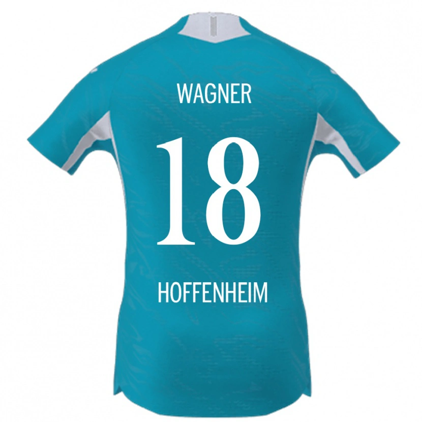 Danxen Dzieci Ricardo Wagner #18 Błękitny Wyjazdowa Koszulka 2025/26 Koszulki Klubowe