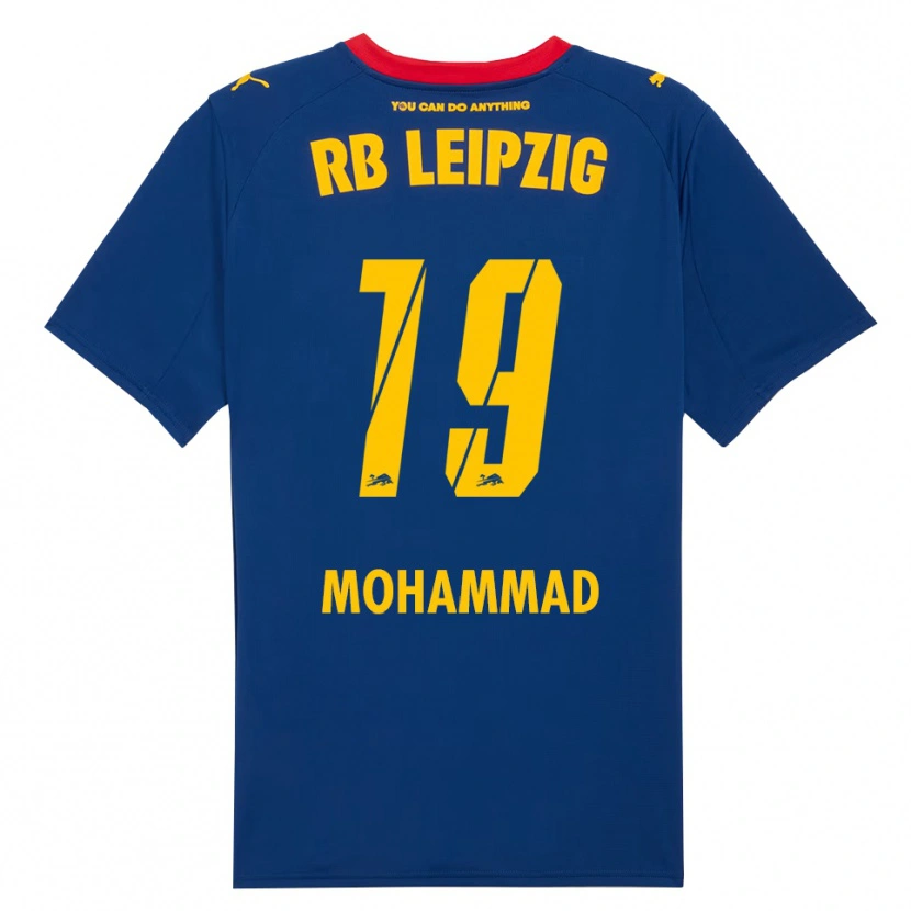 Danxen Dzieci Sammy Mohammad #19 Granatowy Czerwony Wyjazdowa Koszulka 2025/26 Koszulki Klubowe