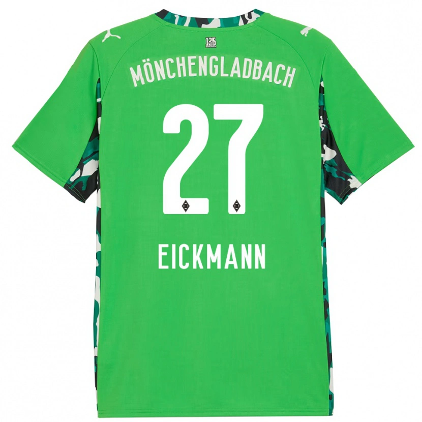 Danxen Dzieci Mia Eickmann #27 Zielony Czarny Wyjazdowa Koszulka 2025/26 Koszulki Klubowe