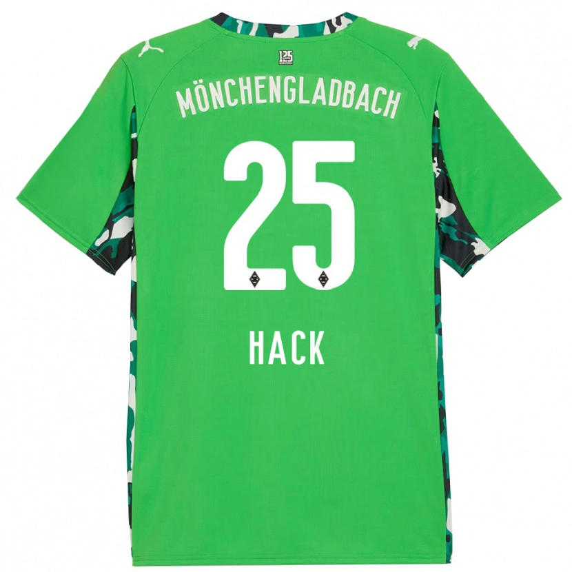 Danxen Dzieci Robin Hack #25 Zielony Czarny Wyjazdowa Koszulka 2025/26 Koszulki Klubowe