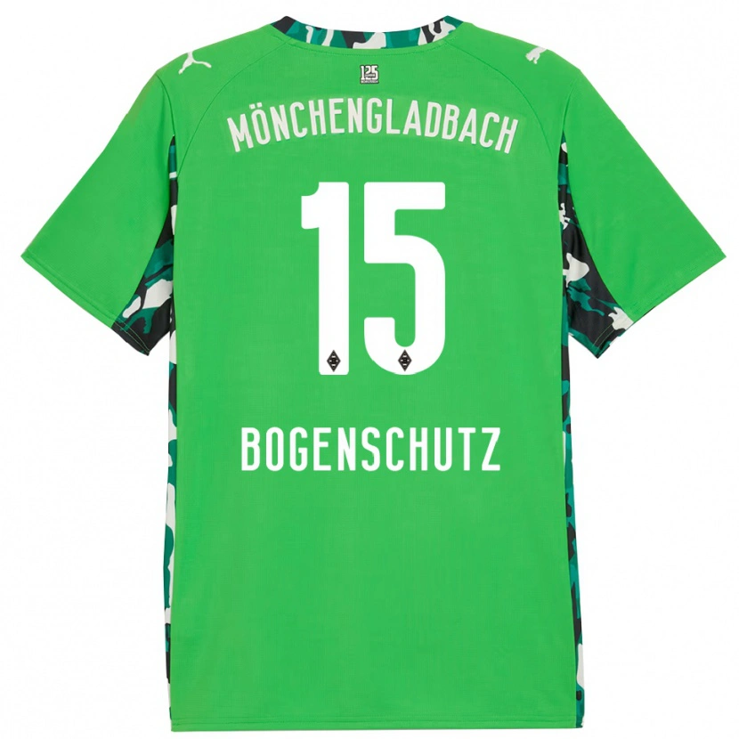 Danxen Dzieci Kerstin Bogenschutz #15 Zielony Czarny Wyjazdowa Koszulka 2025/26 Koszulki Klubowe