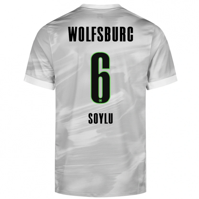 Danxen Dzieci Darwin Soylu #6 Szary Biały Wyjazdowa Koszulka 2025/26 Koszulki Klubowe