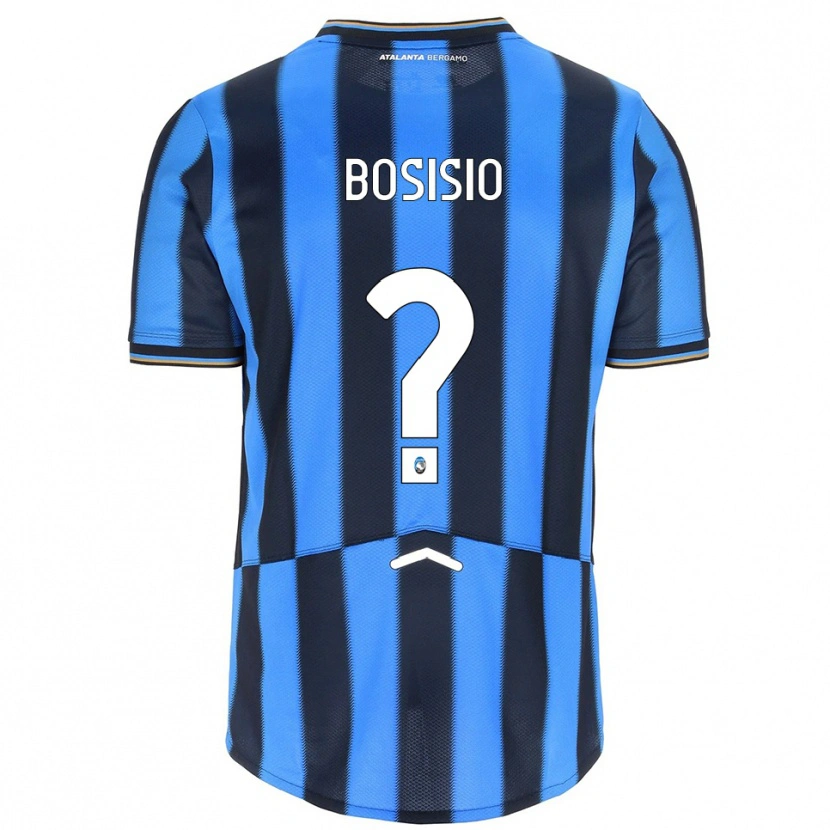 Danxen Męski Emanuele Bosisio #0 Błękitny Czarny Domowa Koszulka 2025/26 Koszulki Klubowe