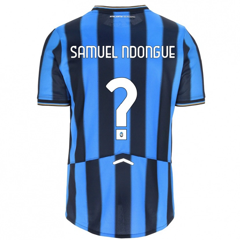 Danxen Męski Frederick Samuel Ndongue #0 Błękitny Czarny Domowa Koszulka 2025/26 Koszulki Klubowe