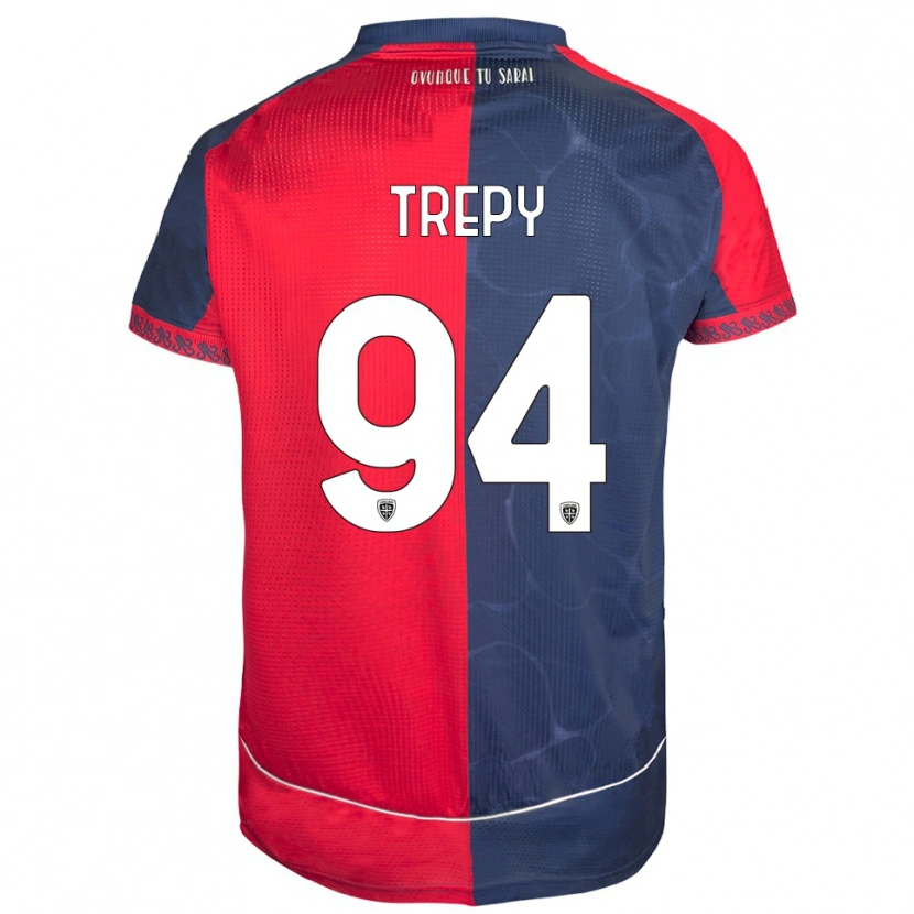 Danxen Męski Yael Trepy #94 Czerwony Granatowy Domowa Koszulka 2025/26 Koszulki Klubowe