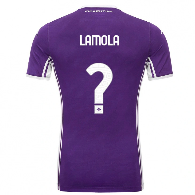 Danxen Męski Lorenzo Lamola #0 Fioletowy Biały Domowa Koszulka 2025/26 Koszulki Klubowe