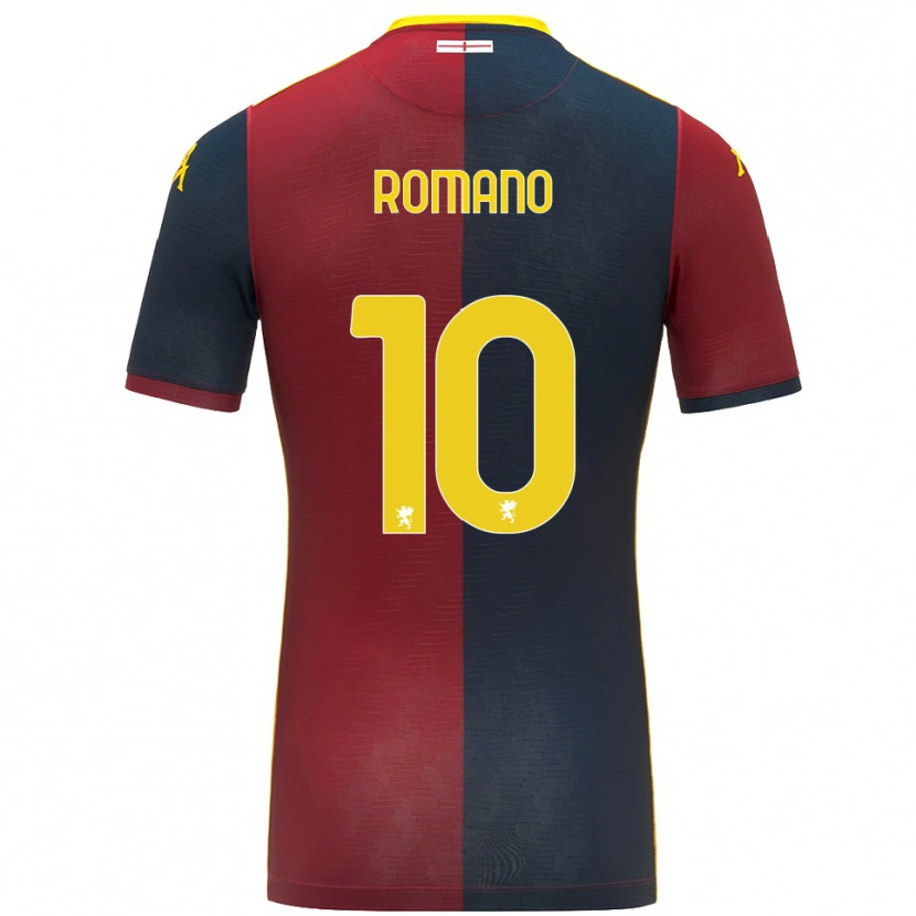 Danxen Męski Marco Romano #10 Czerwony Królewski Niebieski Domowa Koszulka 2025/26 Koszulki Klubowe