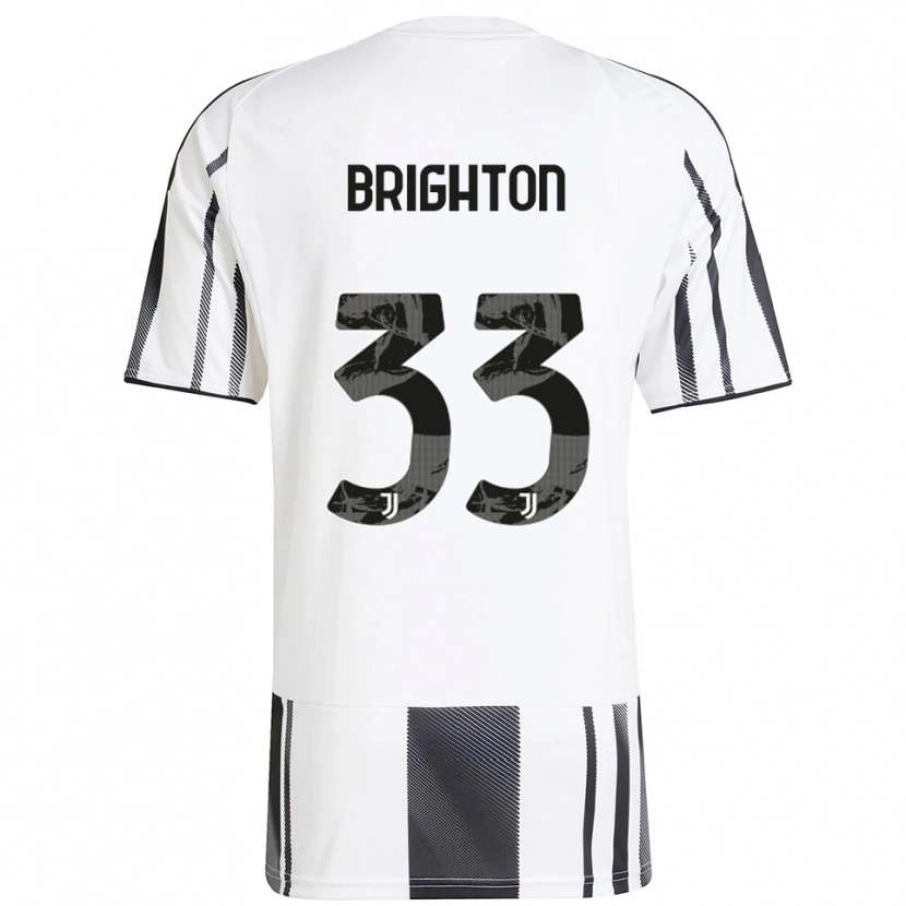 Danxen Męski Abi Brighton #33 Biały Czarny Domowa Koszulka 2025/26 Koszulki Klubowe