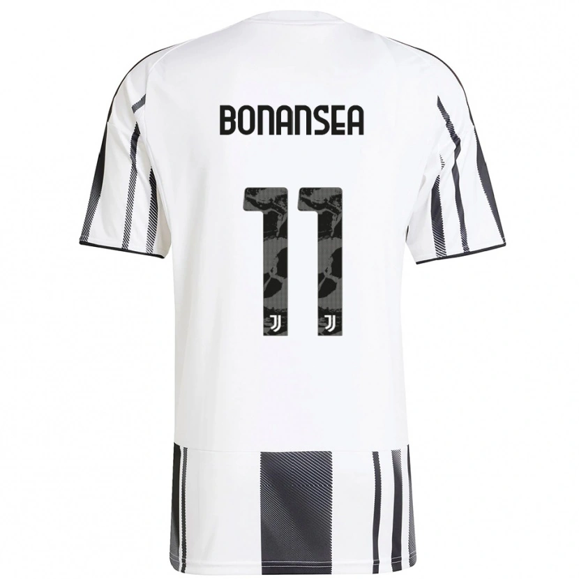 Danxen Męski Barbara Bonansea #11 Biały Czarny Domowa Koszulka 2025/26 Koszulki Klubowe