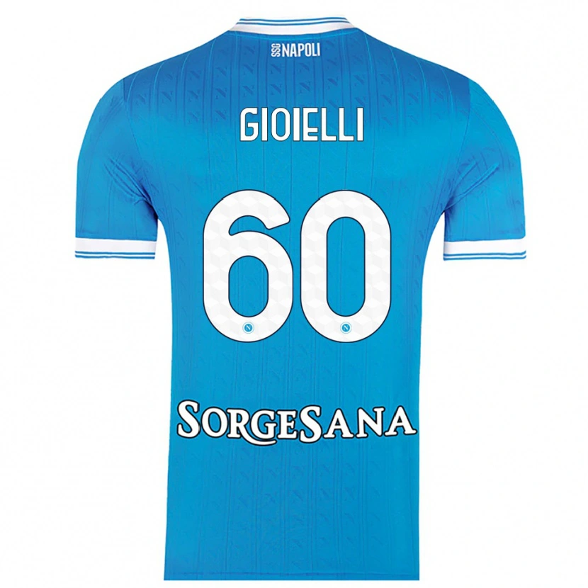 Danxen Męski Francesco Gioielli #60 Błękitny Biały Domowa Koszulka 2025/26 Koszulki Klubowe