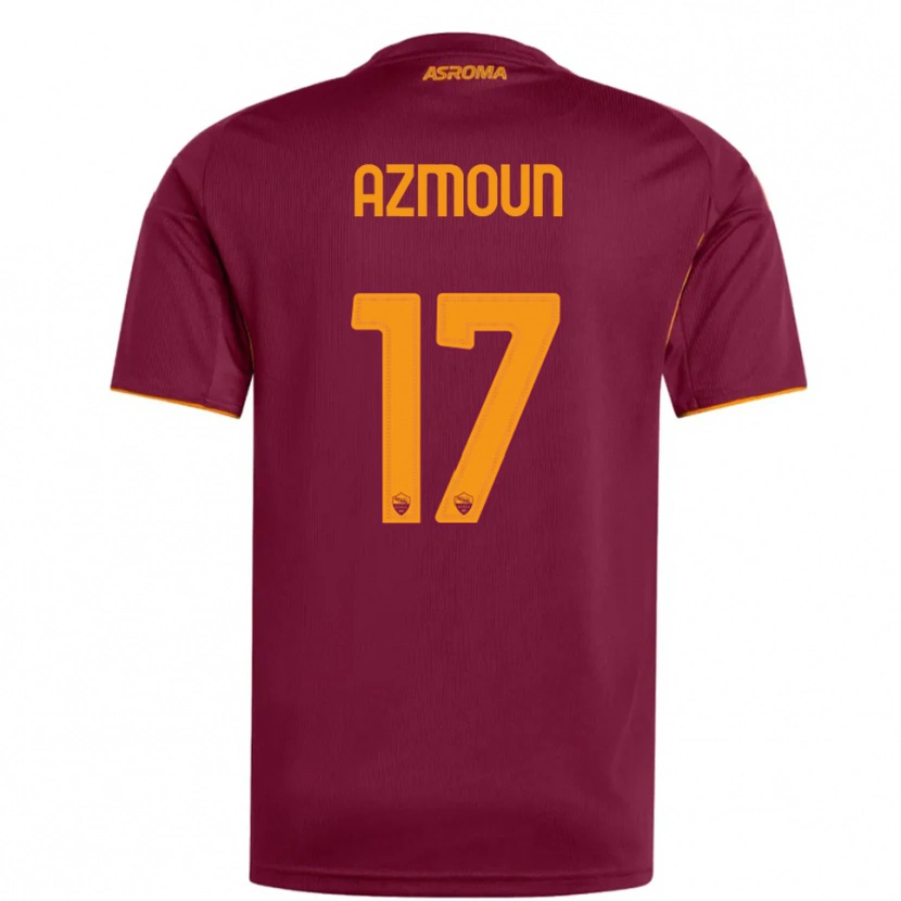 Danxen Męski Sardar Azmoun #17 Burgundowy Pomarańczowy Domowa Koszulka 2025/26 Koszulki Klubowe
