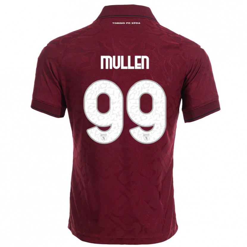 Danxen Męski Senan Mullen #99 Burgundowy Biały Domowa Koszulka 2025/26 Koszulki Klubowe