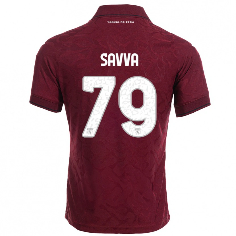 Danxen Męski Zanos Savva #79 Burgundowy Biały Domowa Koszulka 2025/26 Koszulki Klubowe