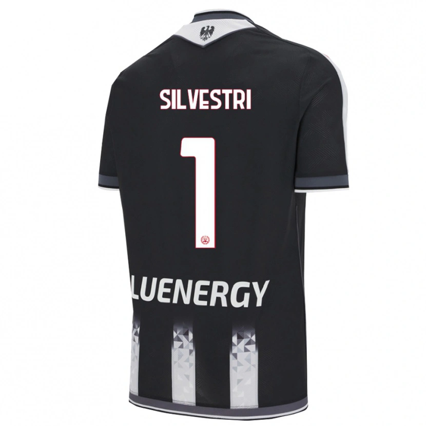 Danxen Męski Marco Silvestri #1 Czarny Biały Domowa Koszulka 2025/26 Koszulki Klubowe