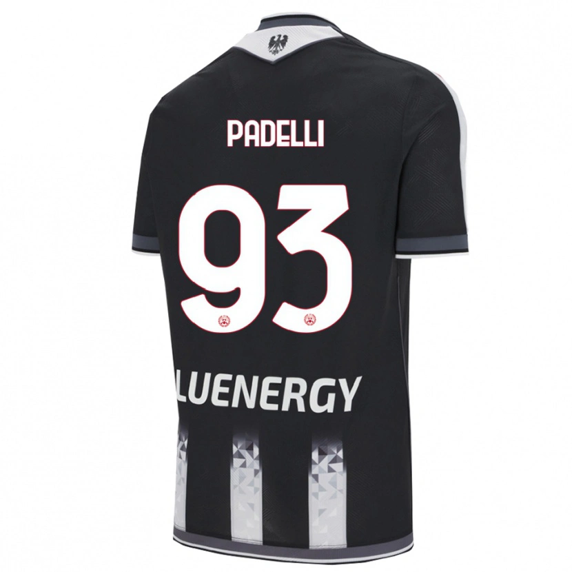 Danxen Męski Daniele Padelli #93 Czarny Biały Domowa Koszulka 2025/26 Koszulki Klubowe