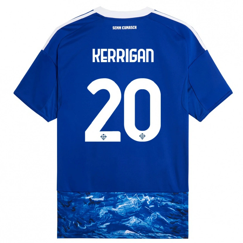 Danxen Męski Liam Kerrigan #20 Niebieski Biały Domowa Koszulka 2025/26 Koszulki Klubowe