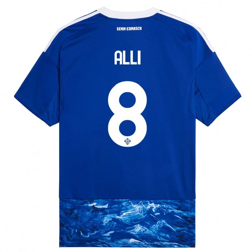 Danxen Męski Dele Alli #8 Niebieski Biały Domowa Koszulka 2025/26 Koszulki Klubowe