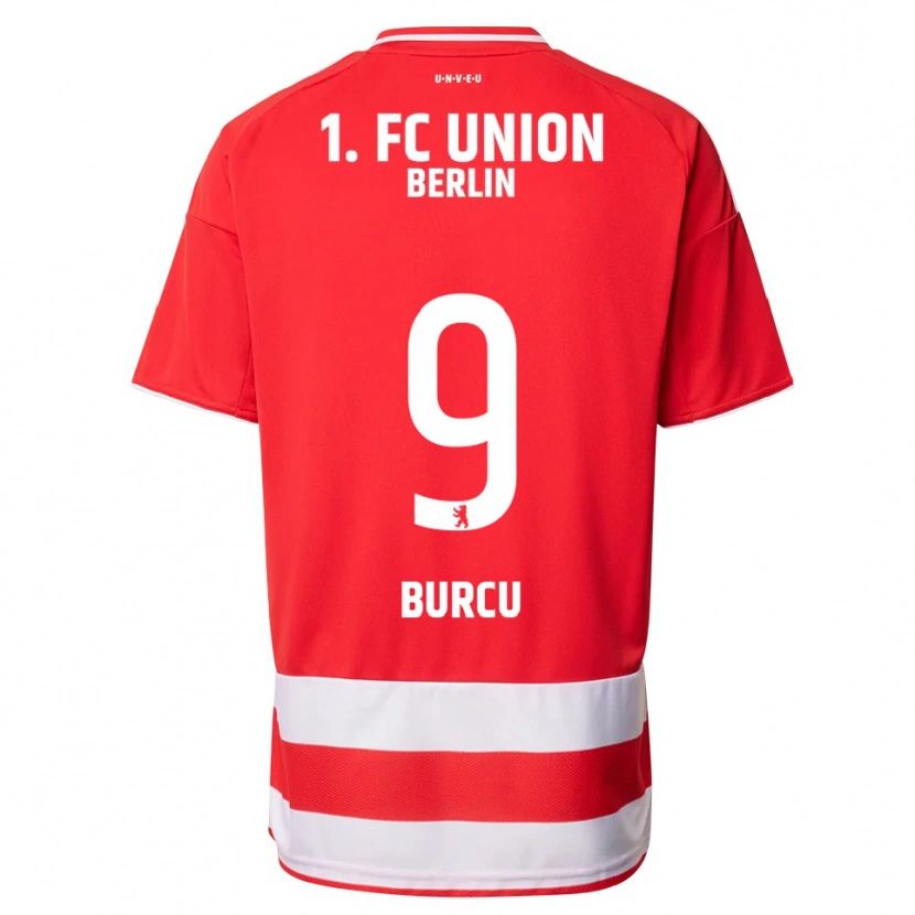 Danxen Męski Livan Burcu #9 Czerwony Biały Domowa Koszulka 2025/26 Koszulki Klubowe