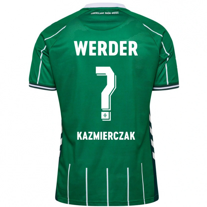 Danxen Męski Daniel Kazmierczak #0 Zielony Biały Domowa Koszulka 2025/26 Koszulki Klubowe