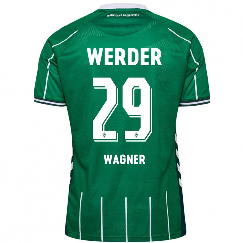 Danxen Męski Paul Wagner #29 Zielony Biały Domowa Koszulka 2025/26 Koszulki Klubowe