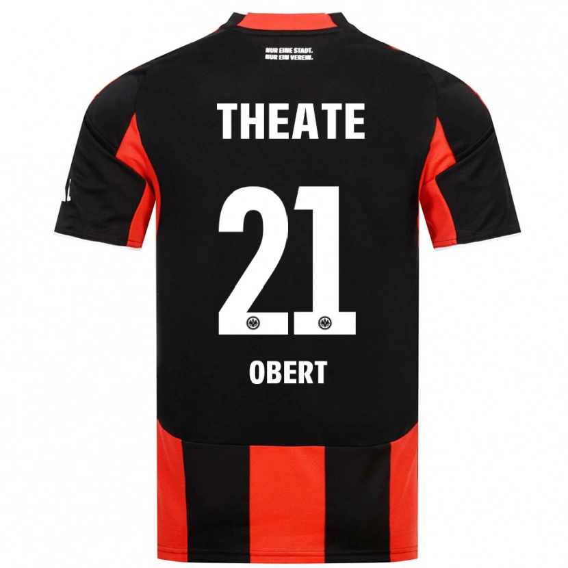 Danxen Męski Yuriy Obert #21 Czarny Czerwony Domowa Koszulka 2025/26 Koszulki Klubowe