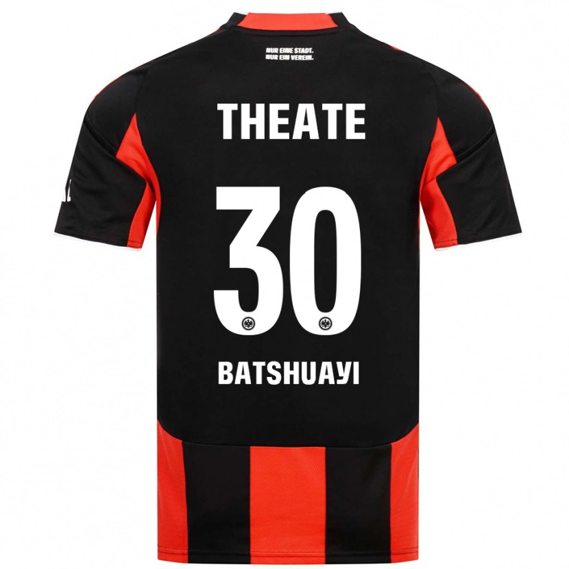 Danxen Męski Michy Batshuayi #30 Czarny Czerwony Domowa Koszulka 2025/26 Koszulki Klubowe