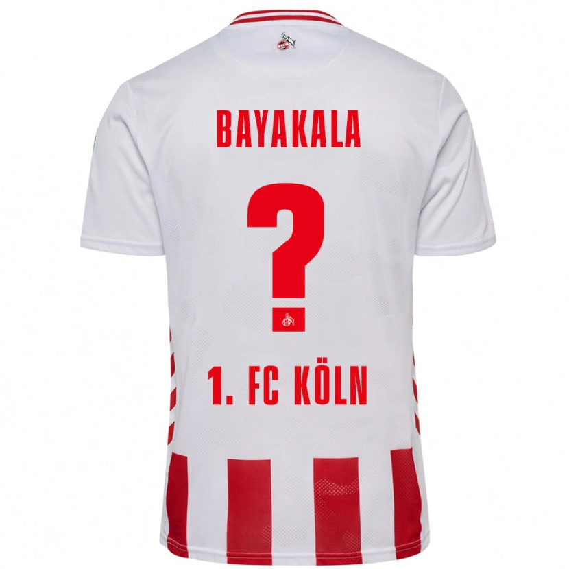 Danxen Męski Aaron Bayakala #0 Biały Czerwony Domowa Koszulka 2025/26 Koszulki Klubowe