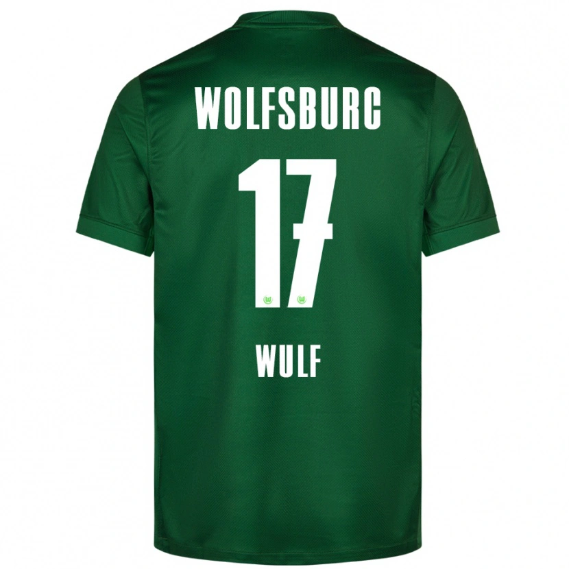 Danxen Męski Diego Wulf #17 Zielony Biały Domowa Koszulka 2025/26 Koszulki Klubowe