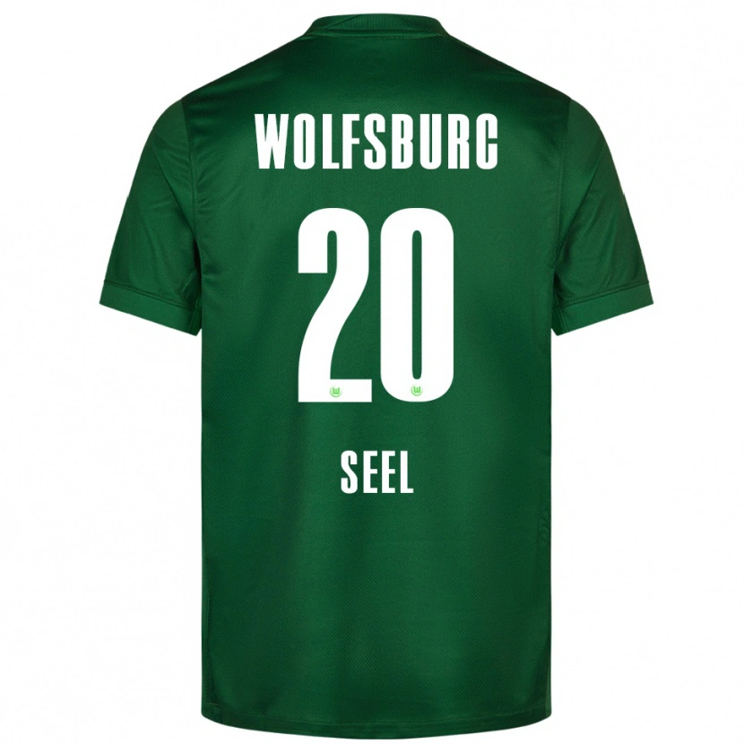 Danxen Męski William Seel #20 Zielony Biały Domowa Koszulka 2025/26 Koszulki Klubowe