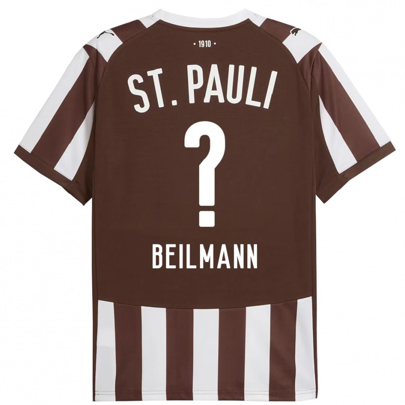 Danxen Męski Erwin Beilmann #0 Kawa Z Mlekiem Biały Domowa Koszulka 2025/26 Koszulki Klubowe