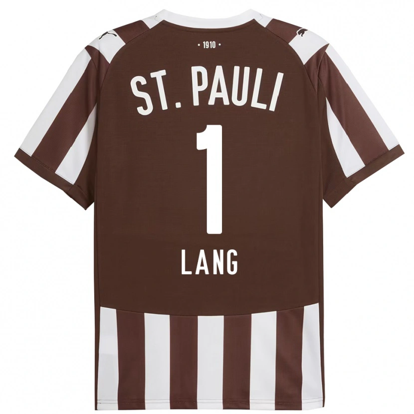 Danxen Męski Christoph Lang #1 Kawa Z Mlekiem Biały Domowa Koszulka 2025/26 Koszulki Klubowe