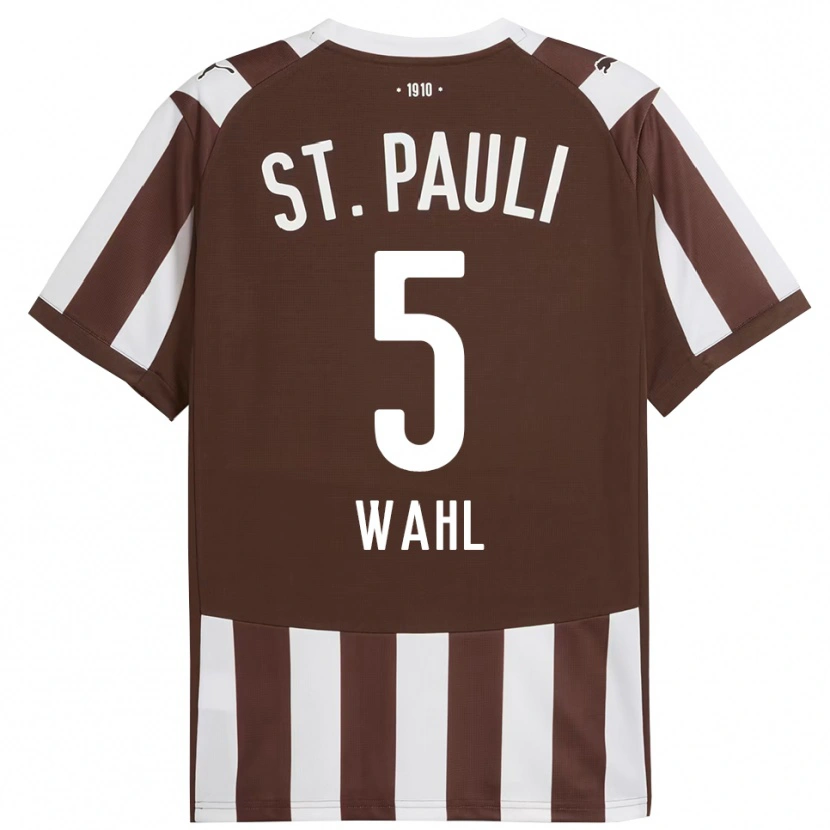 Danxen Męski Hauke Wahl #5 Kawa Z Mlekiem Biały Domowa Koszulka 2025/26 Koszulki Klubowe