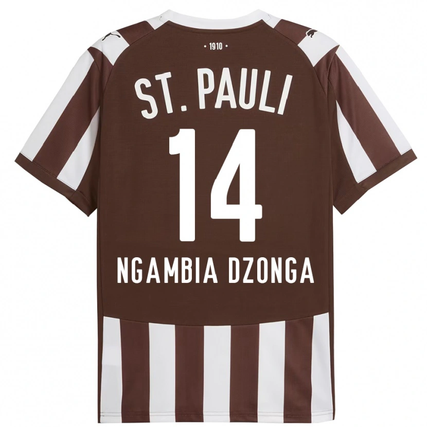 Danxen Męski Sisco Ngambia Dzonga #14 Kawa Z Mlekiem Biały Domowa Koszulka 2025/26 Koszulki Klubowe